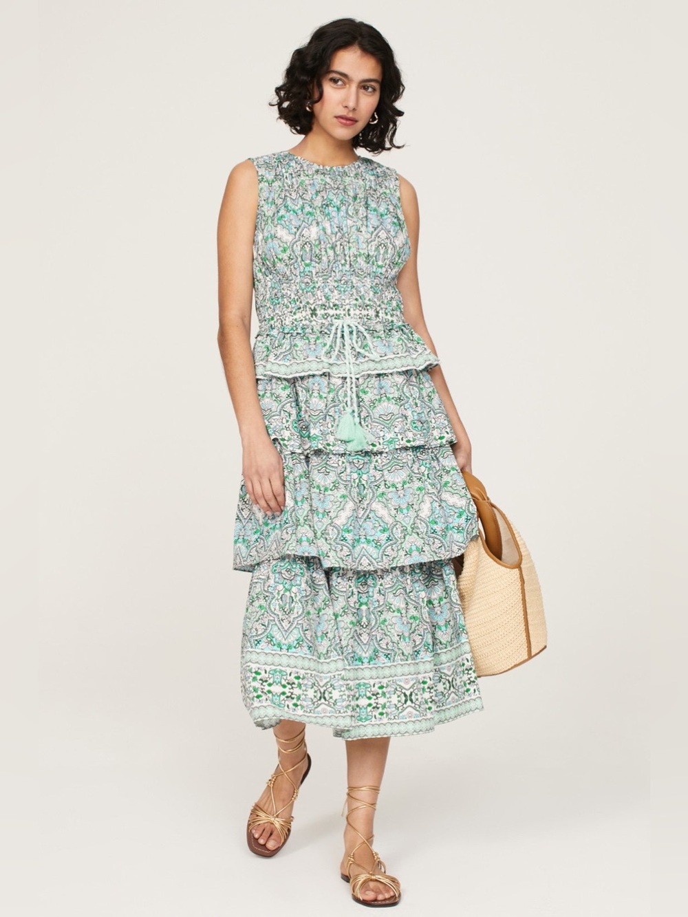 Shoshanna Mariette Midi Dress Size 6 6179